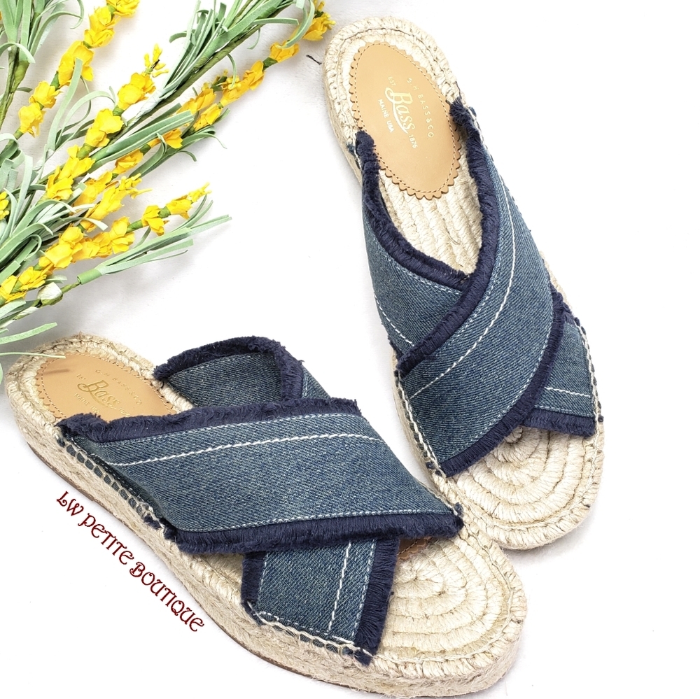 G.H. Bass & Co. Espadrilles Sz9